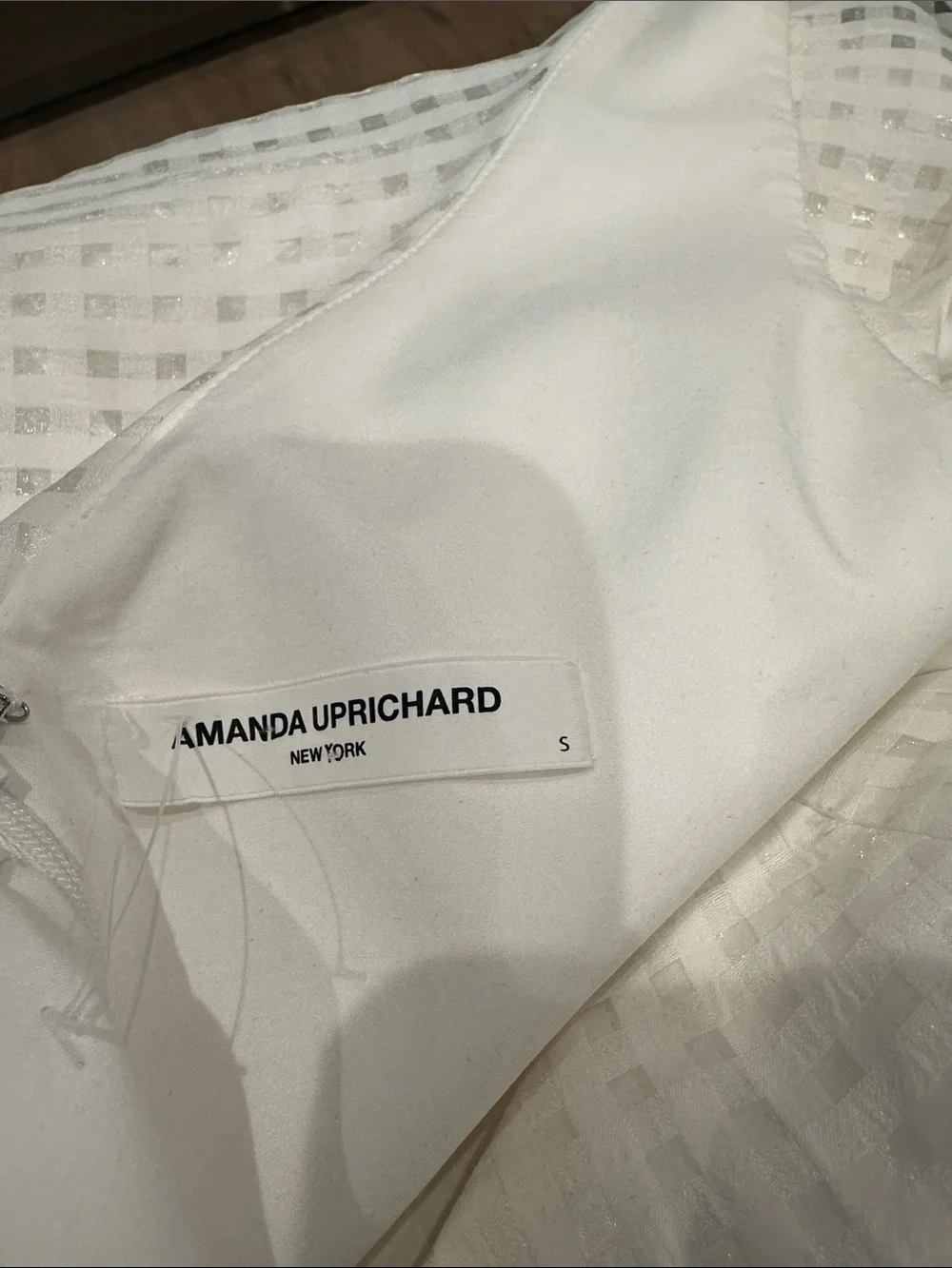 Amanda Uprichard White One-Shoulder Ruffle Party Dress